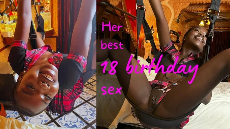 Best Birthday Ever Young Ebony Beauty In A Love Motel VR Adult Videos