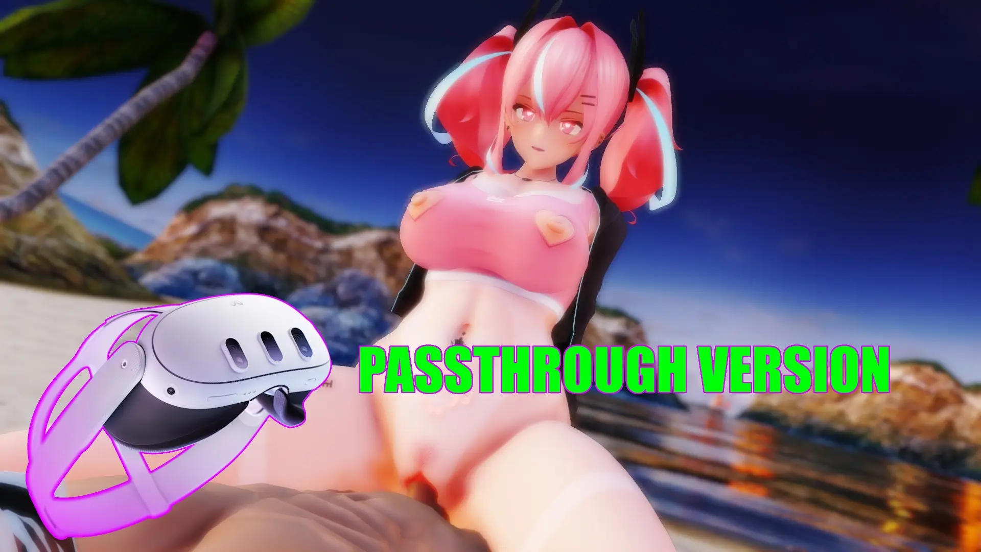 Azur Lane – Bremerton Beach Riding - PassThrough Version (A XXX Parody) VR Adult Videos