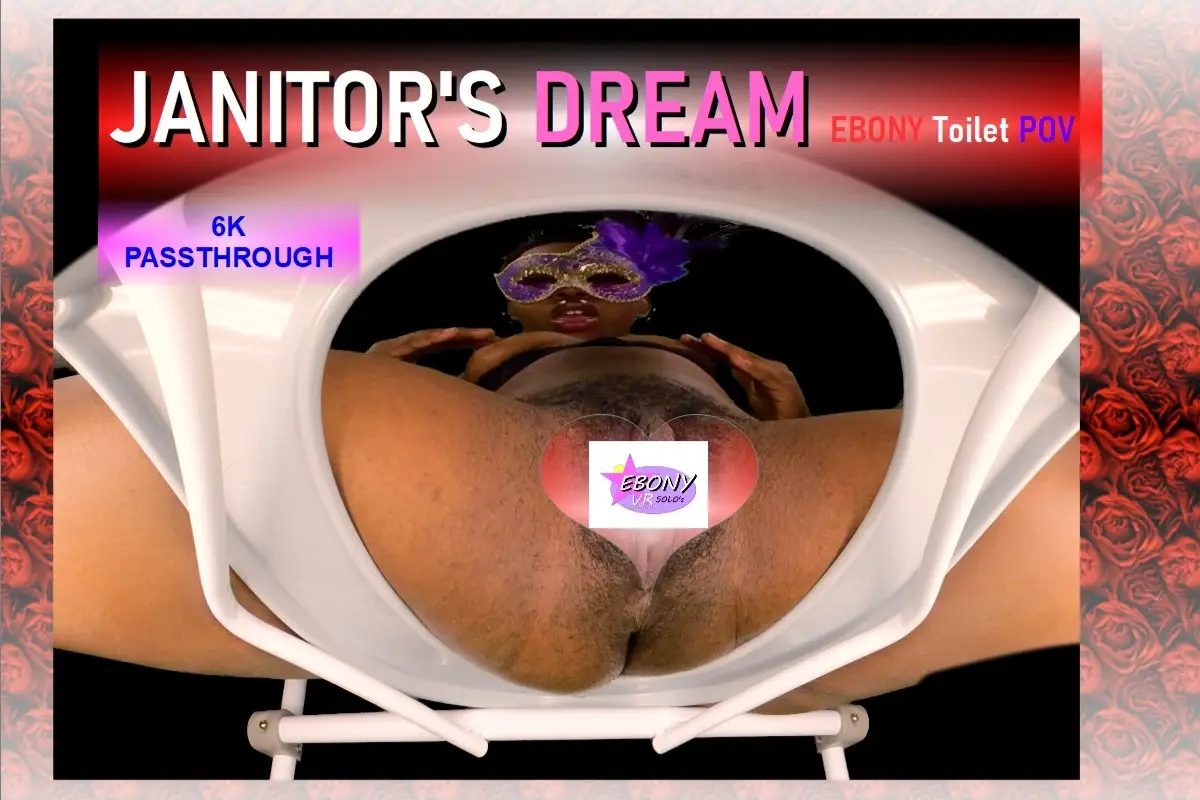 Janitors Dream - Ebony Toilet POV Passthrough VR Adult Videos