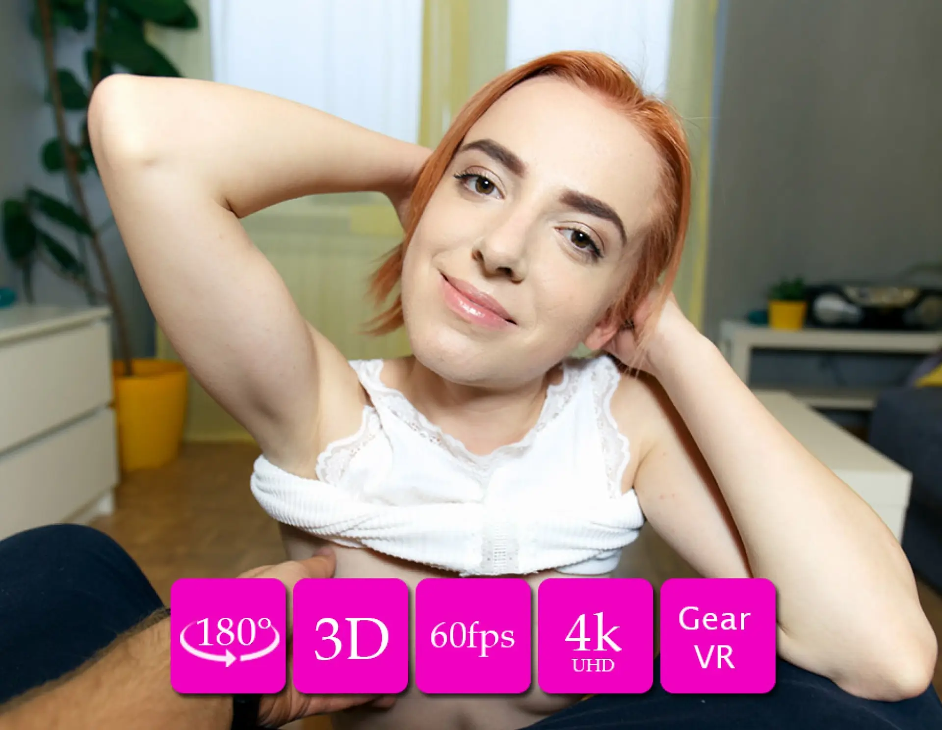 Thumbelina Sexy Redhead Lapdance VR180 VR Adult Videos