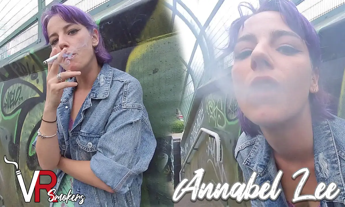 Annabel Lee - Smoking On The Bridge VR Adult Videos