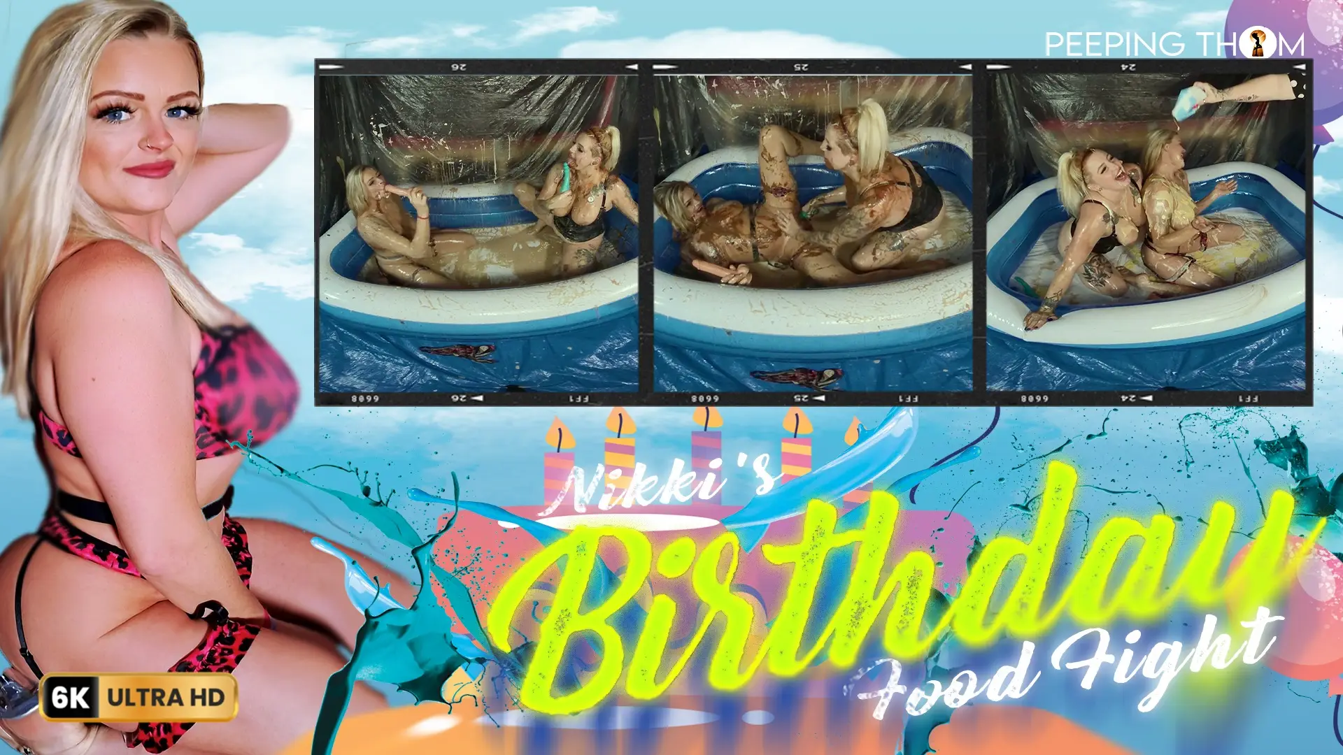 Birthday Food Fight With A Live Audience VR Adult Videos