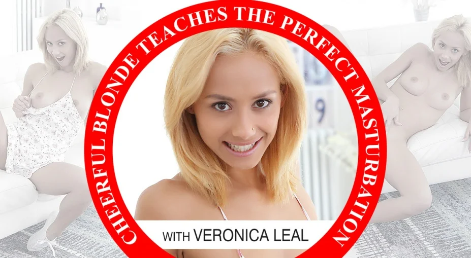 Cheerful Blonde Teaches The Perfect Masturbation VR Adult Videos