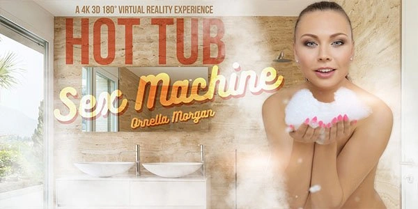 Hot Tub Sex Machine - Drilling Sexy Czech Brunette VR Adult Videos