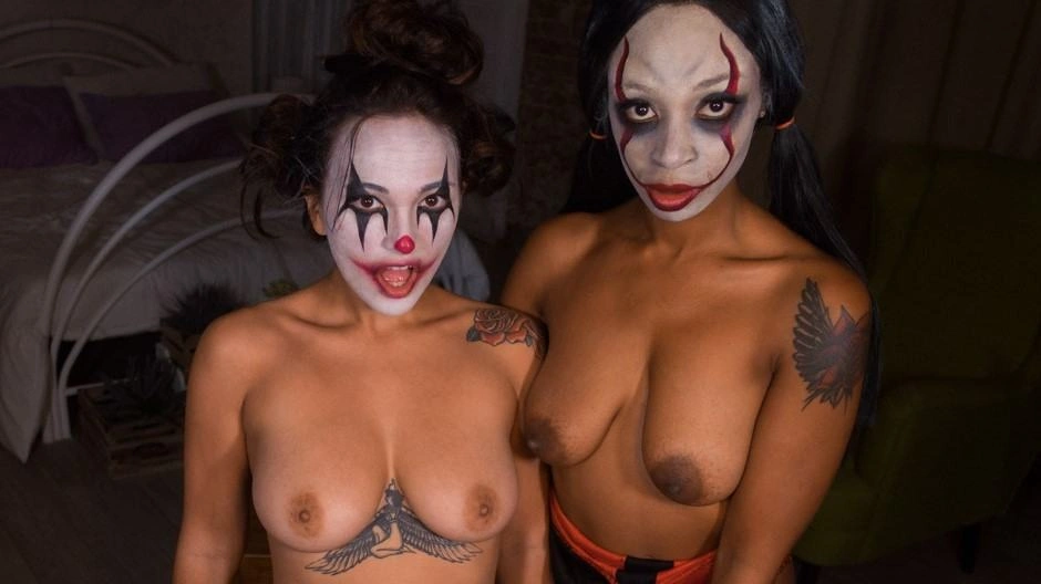 Its Time To Fear And Fuck - Claudia Bavel & Lola Marie Threesome VR VR Adult Videos
