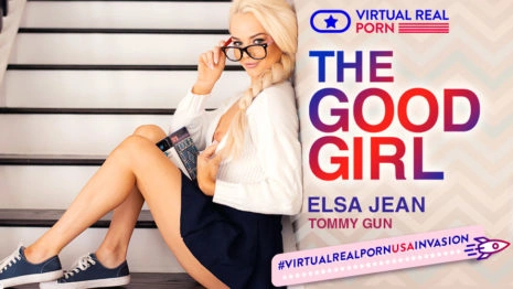The Good Girl - Teenager Blonde Elsa Jean’s Wet Vagina VR Adult Videos