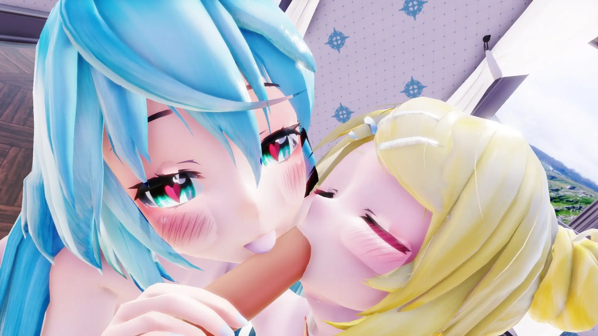 Vocaloid - Miku &amp; Rin Double Treatment (A XXX Parody) VR Adult Videos