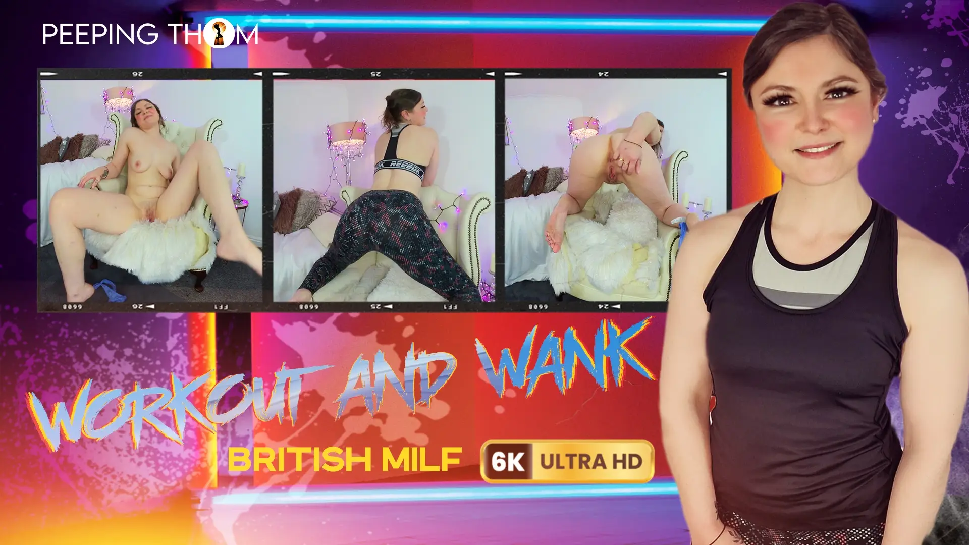 Workout And Wank British Milf VR Adult Videos