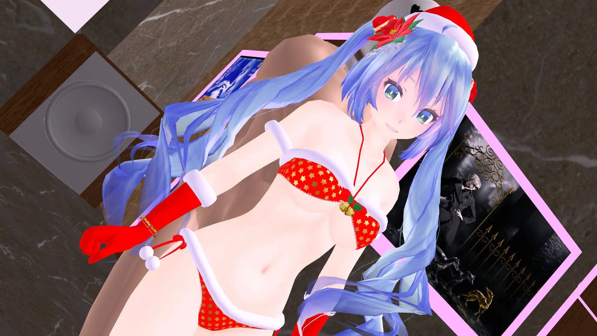 Xmas Vocaloid - Miku Thighjob &amp; Buttjob (A XXX Parody) VR Adult Videos