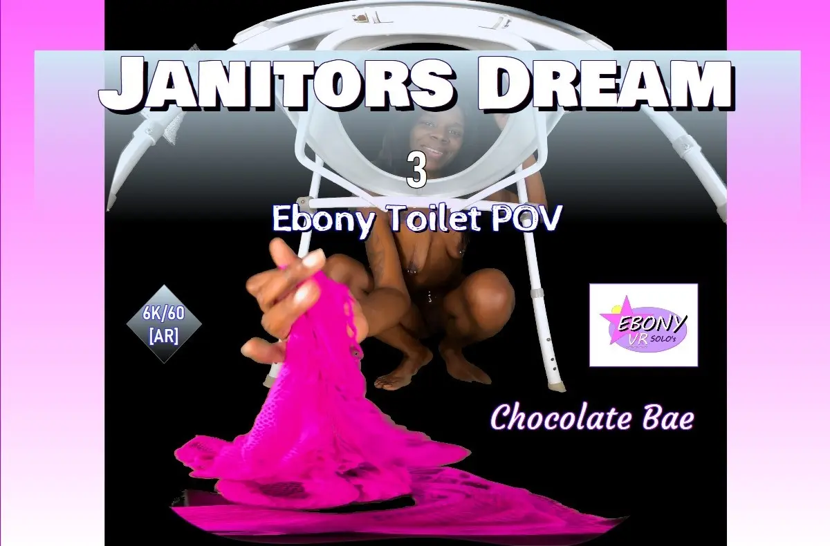 Janitors Dream Vol. 3 - Ebony Toilet POV Squirt Edition [Passthrough] VR Adult Videos