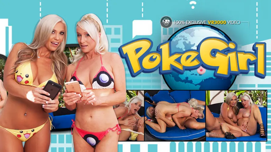 PokeGirl Go - Savannah and Tasty Tiffany Lesbian Porn VR VR Adult Videos