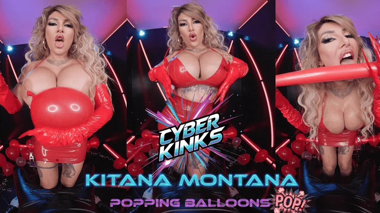 Popping balloons VR Kink